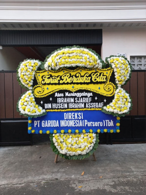 Papan Bunga Duka di Alama