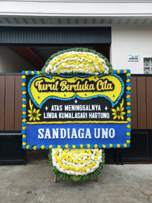 Papan Bunga Duka di Alama